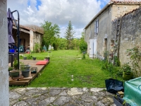 Very Pretty Stone house near Ruffec with 3 bedrooms, pretty gardens and a second house to renovate