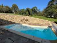 Character Stone House For Sale With Swimming Pool In A Charente Village