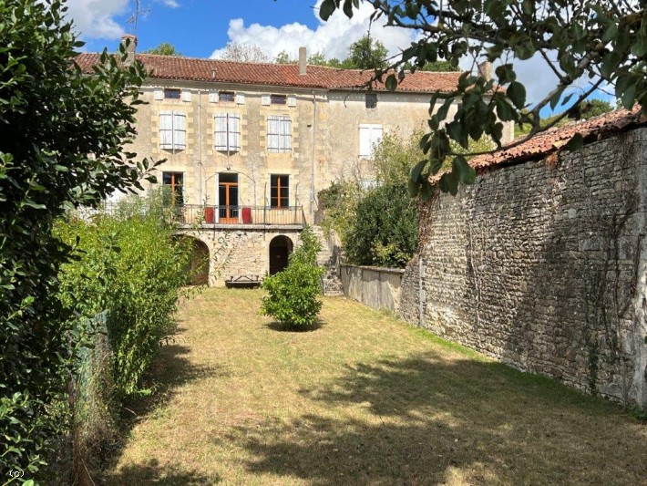 Former Postmaster's House With Gardens in Beautiful Nanteuil-en-Vallée