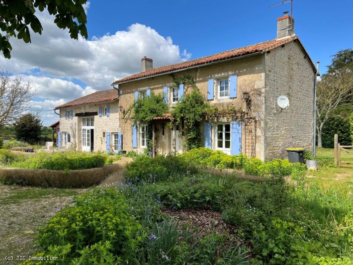 Beautiful House with Attached Gite, Heated Pool and Nice Land