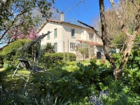 Two-House Property with Wooded Park – Charm & Serenity by the Charente River