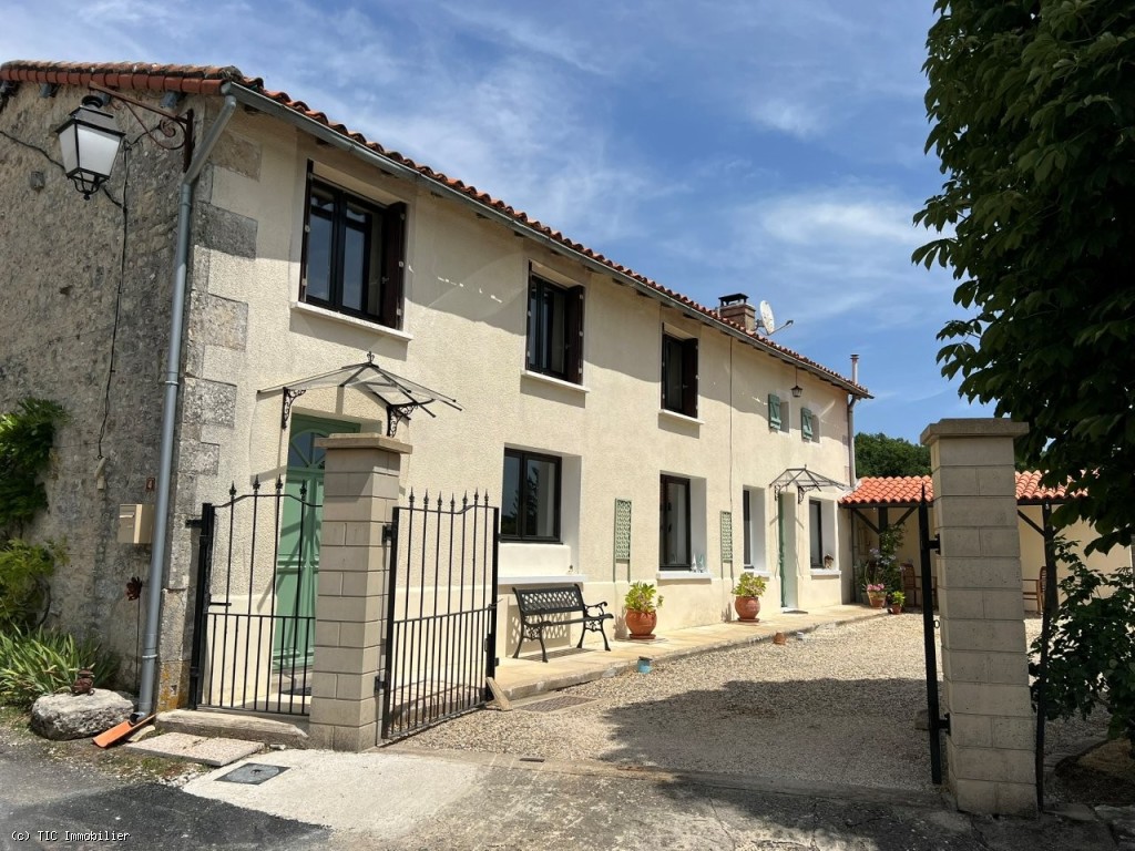 Charming Country Home with Views and Private Golf – Near Nanteuil-en-Vallée