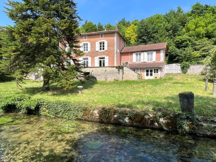 Location, Location, Location! Riverside Property In Ruffec.