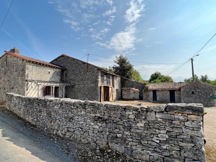 Small Stone House With Outbuildings To Finish Off Renovating.