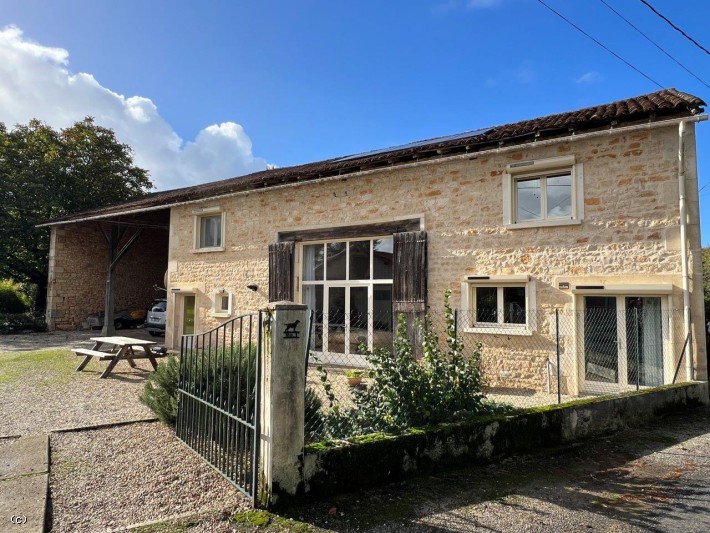 Beautiful Stone House Near Civray With Outbuildings And Large Garden