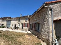 Charming Stone House with Outbuildings and Enclosed Courtyard – Near Sauzé-Vaussais