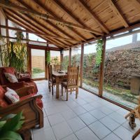 Pretty stone house with large garden