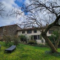 Pretty stone house with large garden