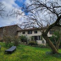 Pretty stone house with large garden