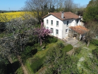Two-House Property with Wooded Park – Charm & Serenity by the Charente River