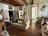 Townhouse in Ruffec with Outbuildings, Garden, and Great Potential