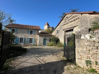 Character Stone House For Sale With Swimming Pool In A Charente Village