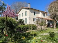 Two-House Property with Wooded Park – Charm & Serenity by the Charente River