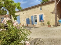 Attractive 4 Bedroom Stone House With Separate Gite And Swimming Pool Near Mansle