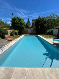 Magnificent 8 Bedroom Townhouse In Ruffec With Heated Swimming Pool