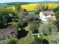Two-House Property with Wooded Park – Charm & Serenity by the Charente River