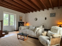 A Rare Find: 3-Bedroom Riverside Home in Taizé-Aizie. Land of 7645m²