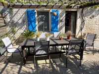 Attractive Character Stone House with Lovely Garden Close To Villefagnan