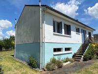 Pavillon sur Sous-sol avec Beau Jardin en Bordure de Charente