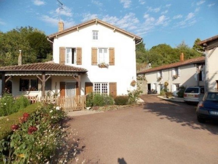 House with 3 Bedrooms, Gite, Garden and Outbuildings in Charroux