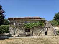 Beautiful Stone Character Home with Gîte, Annexe, and Land in a Quiet Hamlet, Just 8 Minutes from Champagne-Mouton