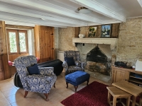 Beautiful Stone Character Home with Gîte, Annexe, and Land in a Quiet Hamlet, Just 8 Minutes from Champagne-Mouton