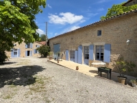 Attractive 4 Bedroom Stone House With Separate Gite And Swimming Pool Near Mansle