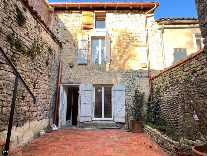 4 Bedroom Character House in Verteuil-Sur-Charente. Garden With Chateau Views