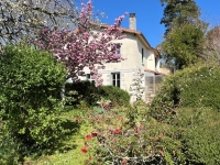 Two-House Property with Wooded Park – Charm & Serenity by the Charente River