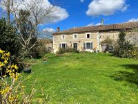 Spacious Stone Property With Attached Barn In A Quiet Hamlet