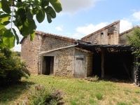Stone Barn To Renovate Near Nanteuil-En-Vallée