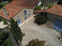 Attractive 4 Bedroom Stone House With Separate Gite And Swimming Pool Near Mansle
